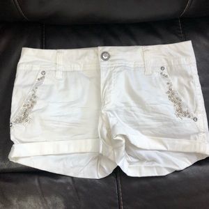White BKE shorts